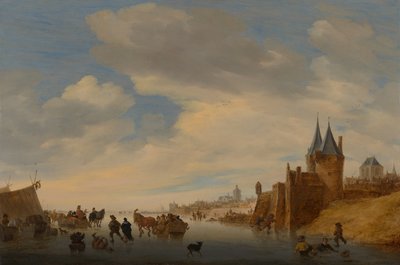 Paesaggio invernale presso Arnhem da Salomon van Ruysdael