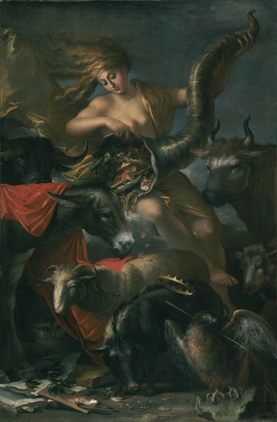 Allegoria della Fortuna da Salvator Rosa