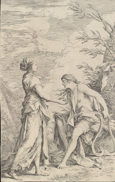 Apollo e la Sibilla Cumana da Salvator Rosa