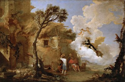 Il ritorno di Astrea da Salvator Rosa
