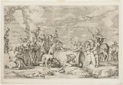 La morte di Atilio Regolo da Salvator Rosa