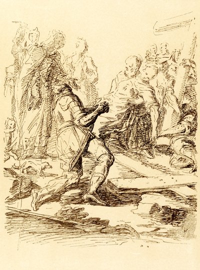 Ritrovamento della Croce da Salvator Rosa