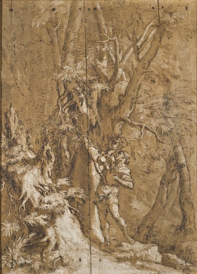 Edipo abbandonato da Salvator Rosa
