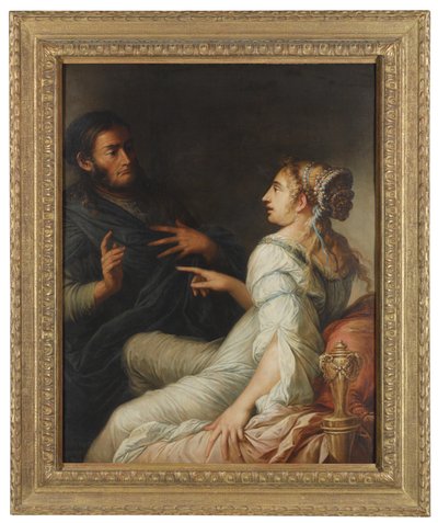 Frine e Senocrate da Salvator Rosa