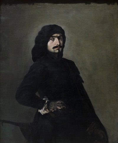 Autoritratto come Pascariello, c.1645-49 da Salvator Rosa