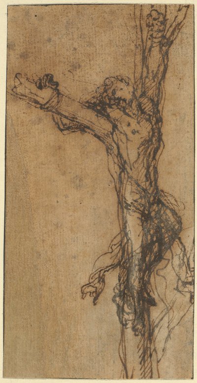 Studio per la Crocifissione di Policrate da Salvator Rosa