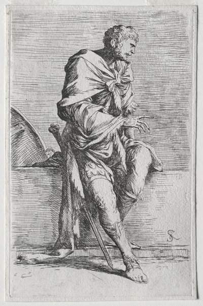 La serie delle figurine: Figurina, 1656-57 da Salvator Rosa