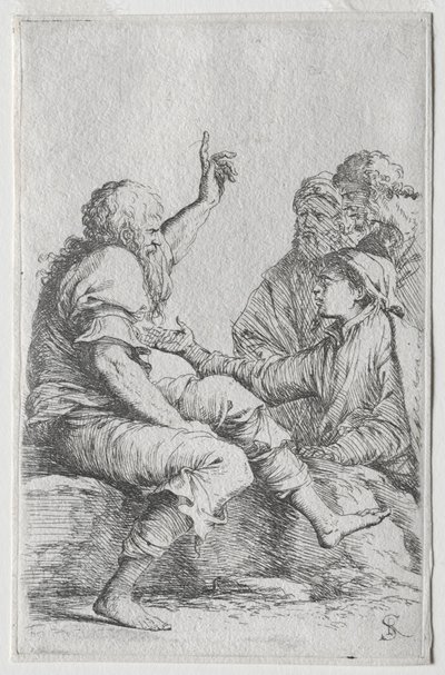 La serie delle figurine: Figurina, 1656-57 da Salvator Rosa