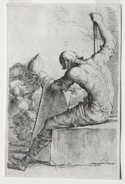 La serie delle figurine: Figurina, 1656-57 da Salvator Rosa