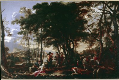 Il bosco dei filosofi da Salvator Rosa