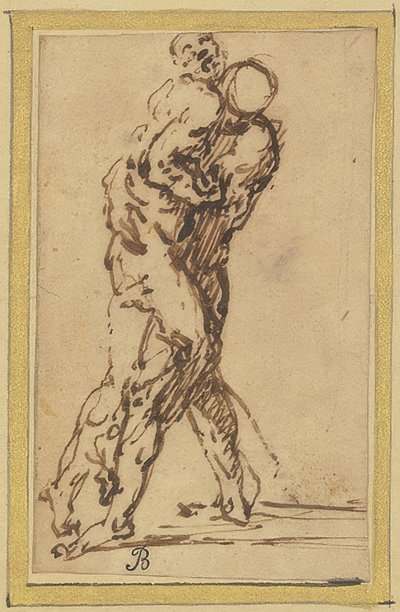 Due lottatori da Salvator Rosa