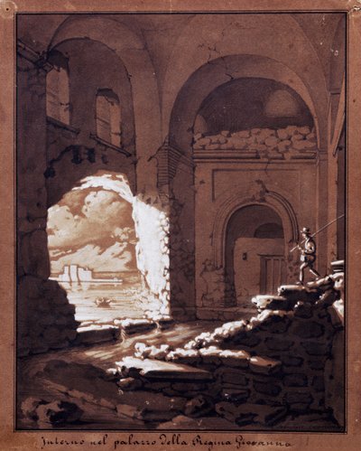 Interno del Palazzo della Regina Giovanna da Salvatore Cammarano