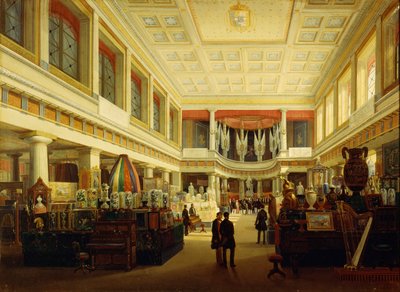 Prima esposizione industriale a Napoli nella Sala Tarsia nel 1854 da Salvatore Fergola
