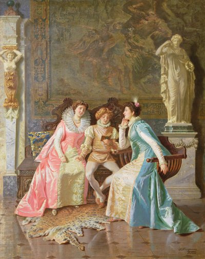 Lettura, c.1890 da Salvatore Frangiamore