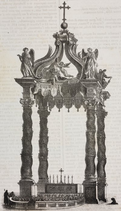 Baldacchino di San Pietro (ciborio) da Salvatore Puglia