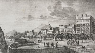 Veduta del foro Borbonico e dell
