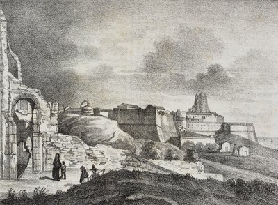 Vista di Crotone, Calabria, Italia, da Poliorama Pittoresco, n. 51, 29 luglio da Salvatore Puglia