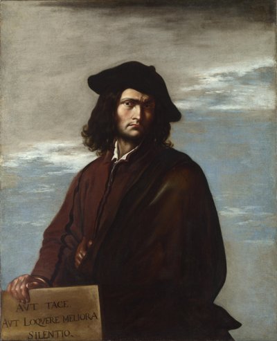 Filosofia Autoritratto, c. 1645 da Salvatore Rosa