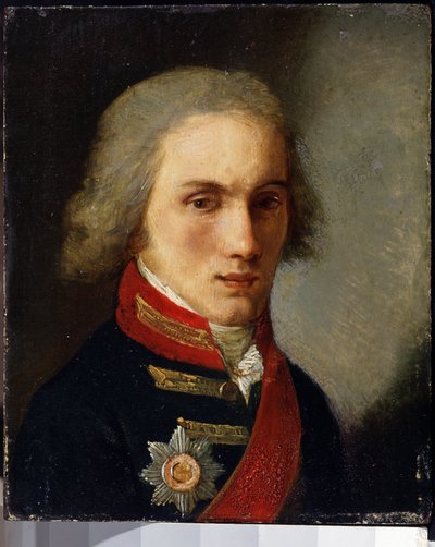 Ritratto dello scrittore Conte Piotr Andreievitch Viazemski (Pierre Wiazemsky) (1792-1878) da Salvatore Tonci
