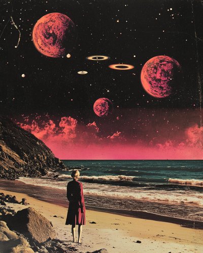 Incontro sulla spiaggia cosmica da Samantha Hearn