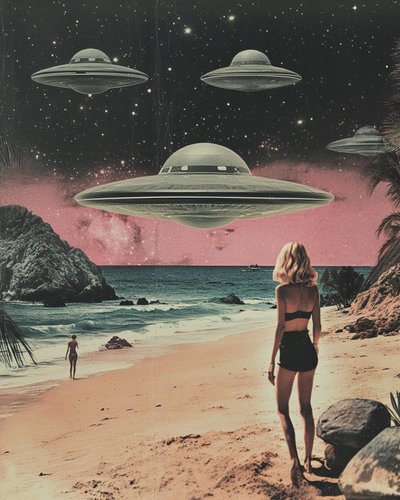 Incontro sulla spiaggia cosmica da Samantha Hearn