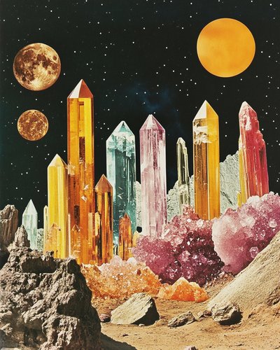 Città dei Cristalli Cosmici da Samantha Hearn