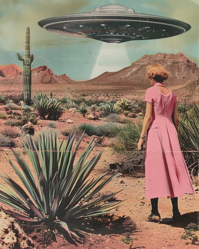 Incontro con un UFO nel deserto da Samantha Hearn