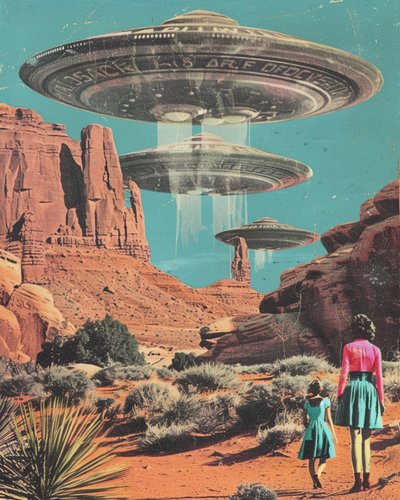 Incontro con un UFO nel deserto da Samantha Hearn