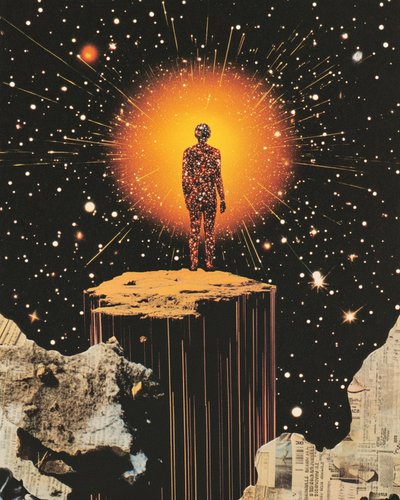 Essere cosmico illuminato da Samantha Hearn