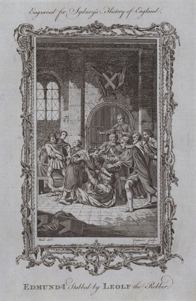 Edmondo I Accoltellato da Leolf il Ladro da Samuel (after) Wale