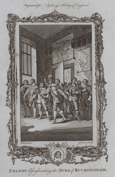Felton che Assassina il Duca di Buckingham da Samuel (after) Wale