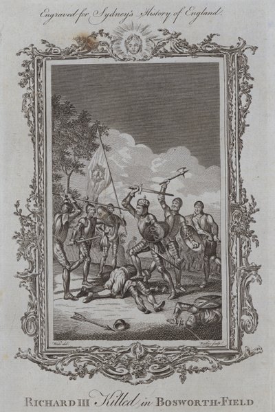 Riccardo III ucciso a Bosworth-Field da Samuel (after) Wale