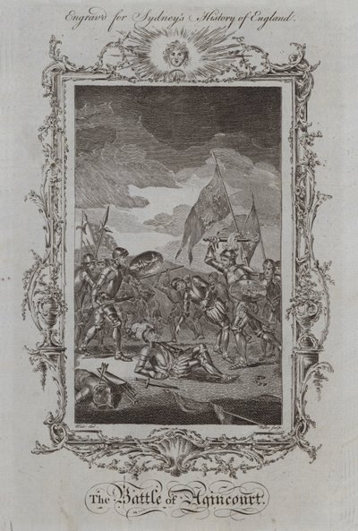 La Battaglia di Agincourt da Samuel (after) Wale