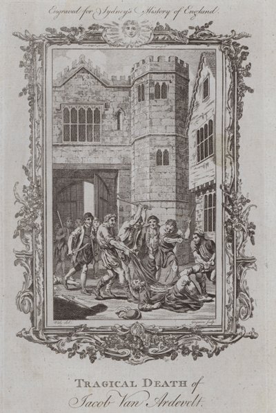 Morte tragica di Jacob Van Artevelde (incisione) da Samuel (after) Wale
