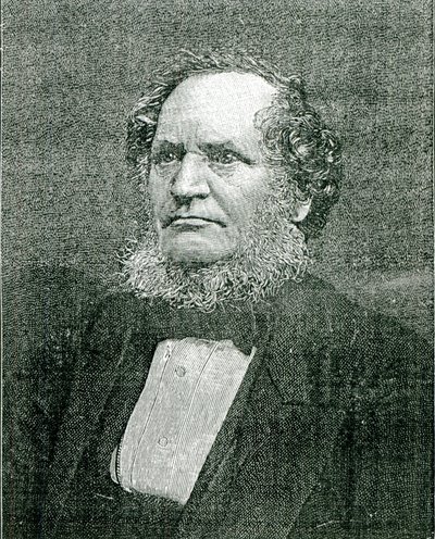 Edward Henry Smith Stanley, Lord Stanley, inciso da una fotografia di Samuel A. Walker, c.1865 da Samuel A. Walker