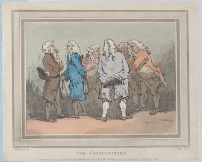 La Consultazione, settembre 1785 da Samuel Alken