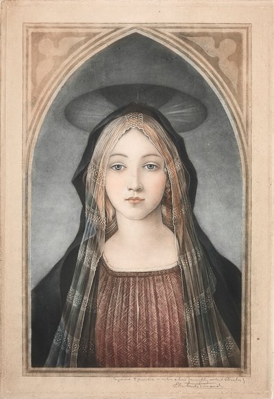 Madonna, XIX-XX secolo da Samuel Arlent Edwards