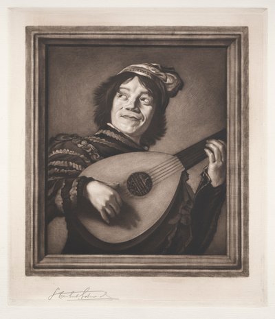 Il suonatore di liuto, XIX-XX secolo da Samuel Arlent Edwards