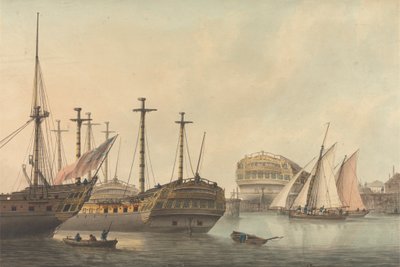 Nave da Guerra in Riparazione da Samuel Atkins