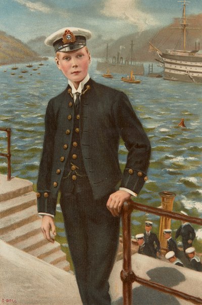 Edoardo, Principe di Galles come Cadetto Navale da Samuel Begg