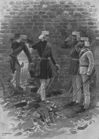 La rivolta indiana, 1857-58:...dopo il soccorso di Lucknow...1857, 1901 da Samuel Begg