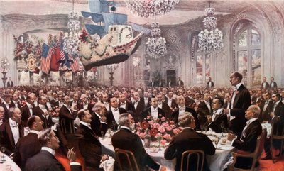 Il Banchetto del Pellegrino al Savoy da Samuel Begg