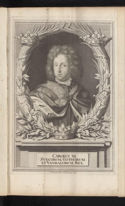 Ritratto di Carlo XI di Svezia da Samuel Blesendorf
