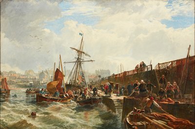 Scaricare il pescato, Newhaven da Samuel Bough