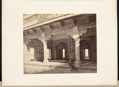 Agra; il forte, l