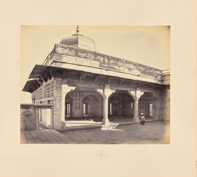 Agra; il forte, interno dello zenana con lavori a mosaico, altra veduta da Samuel Bourne