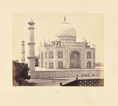 Agra; il Taj, dall