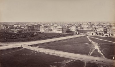 Calcutta. Veduta generale. Palazzo del governo in primo piano da Samuel Bourne