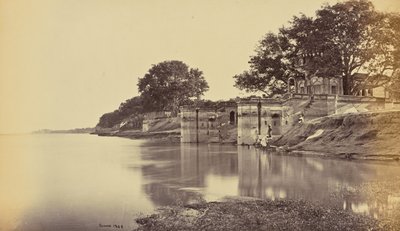 Cawnpore; Suttee Chowra Ghat, scena del massacro da Samuel Bourne