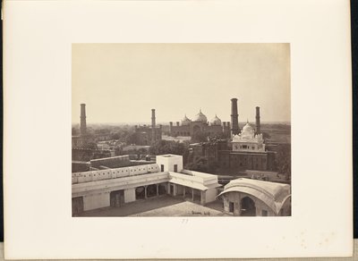 Lahore; vista dal palazzo nel forte da Samuel Bourne